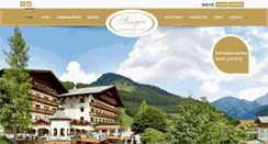Desktop Screenshot of hotelsinger.at